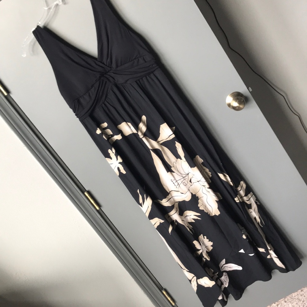 Long black maxi dress